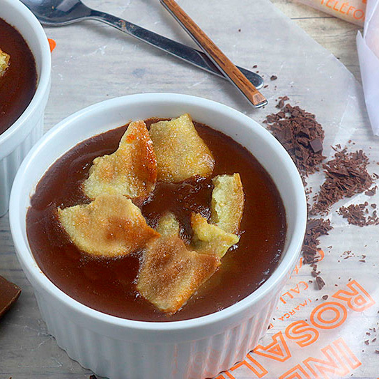 Natillas de chocolate Inés Rosales