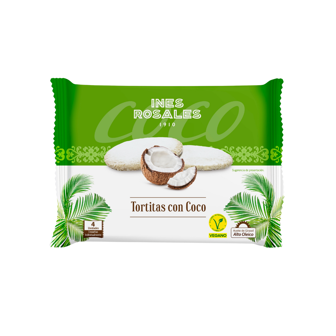 Tortitas nevadas con coco de Inés Rosales