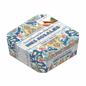 estuche azulejo con tortas de aceite con canela de Inés Rosales